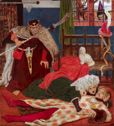La morte di Sir Tristram da Ford Madox Brown